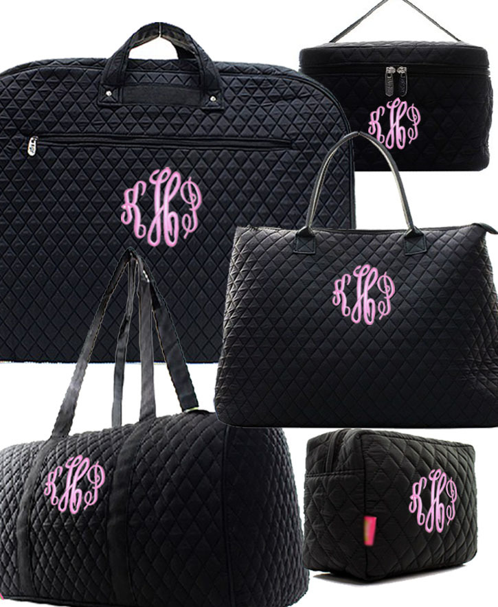 Monogrammed Totes & Travel Bags